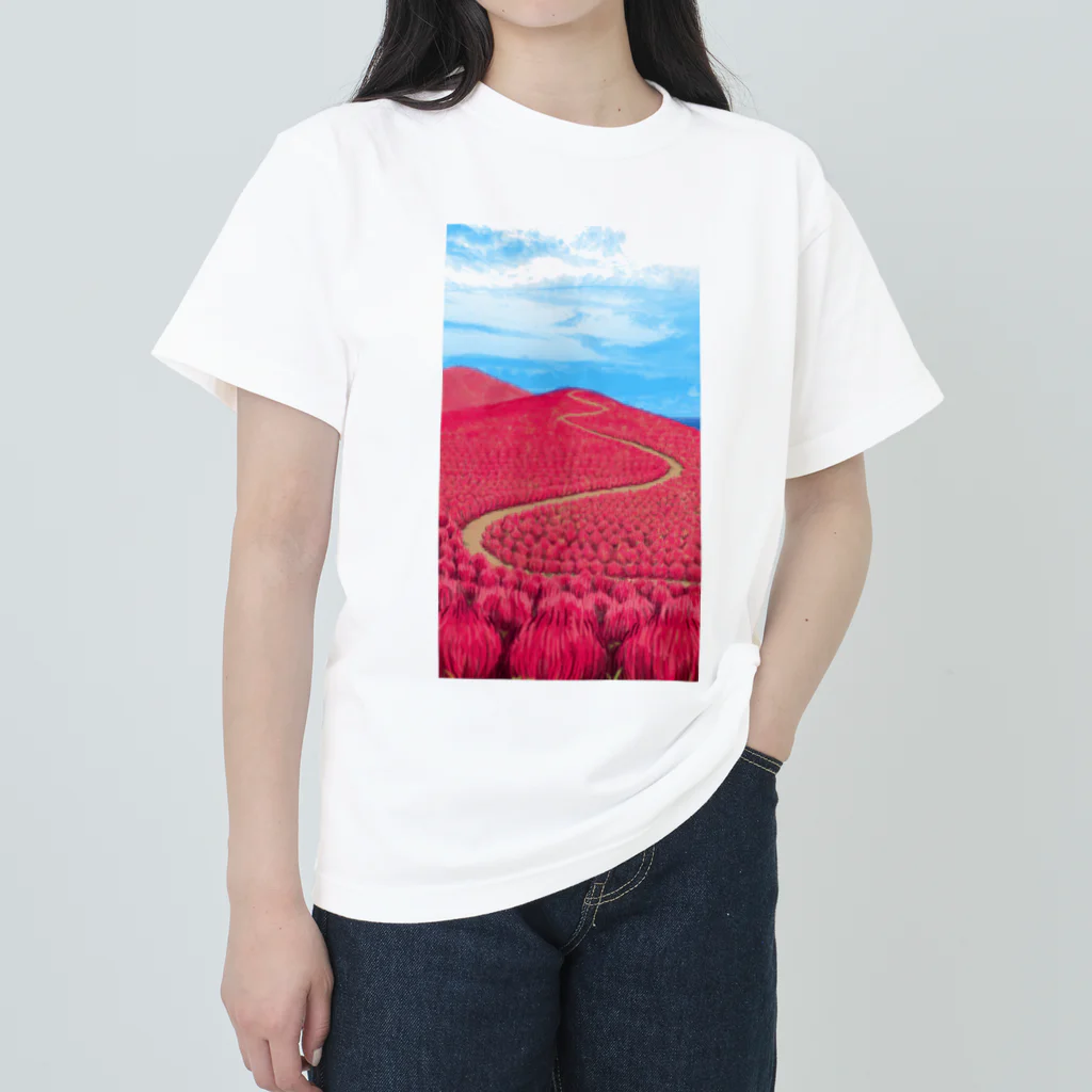 うずなか　しいのコキアの丘 Heavyweight T-Shirt