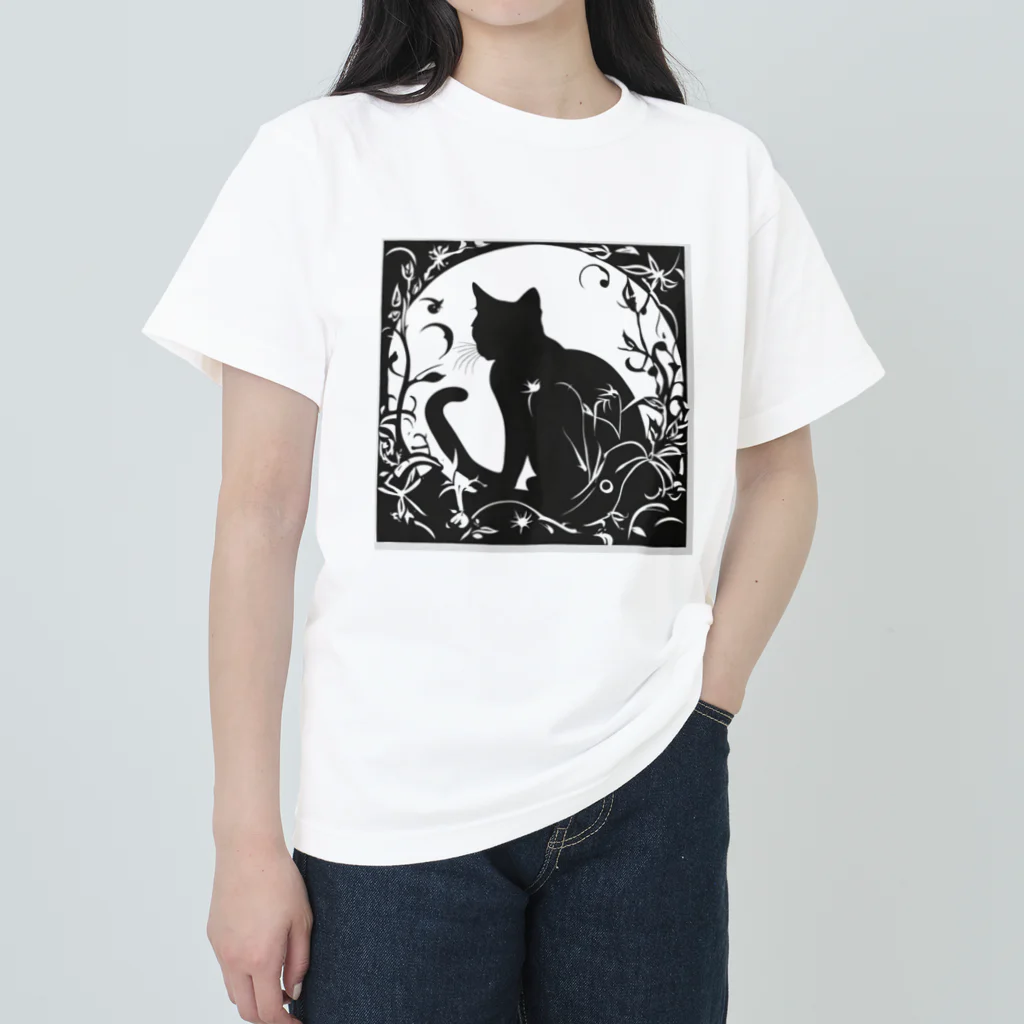 mini_asuの夢見る猫 ヘビーウェイトTシャツ