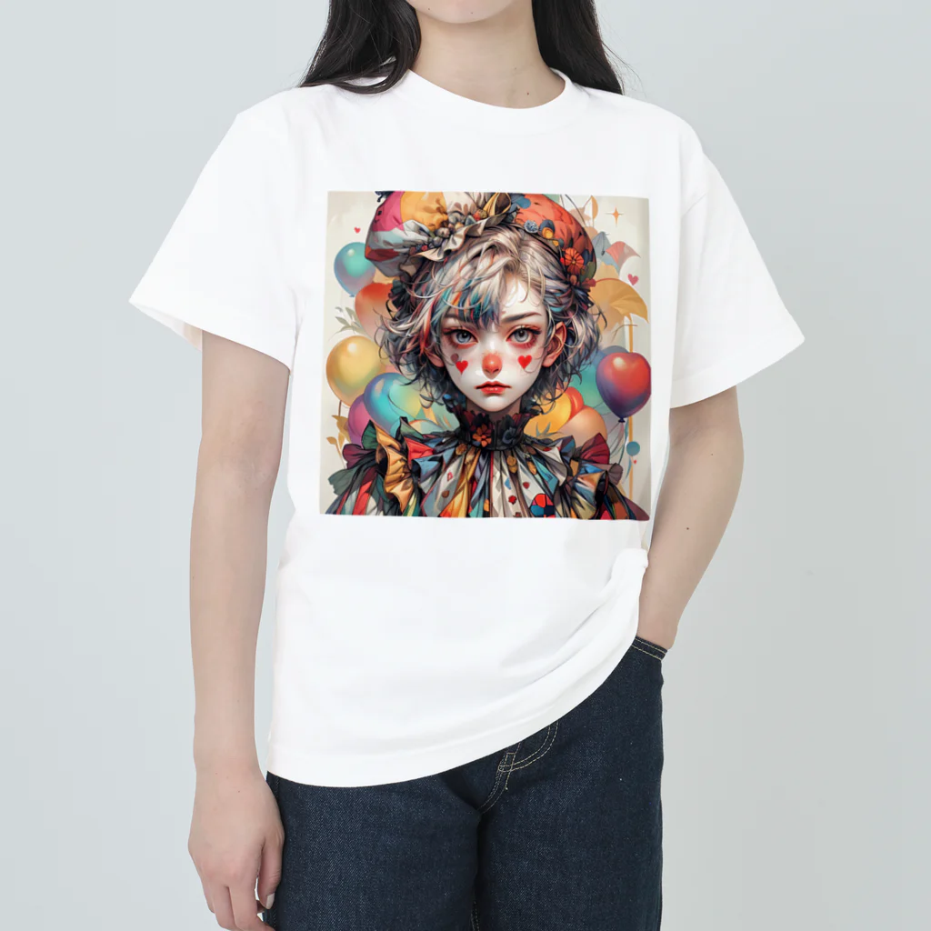 Jake-Hokkaido のJK-005 Pierrot girl ヘビーウェイトTシャツ