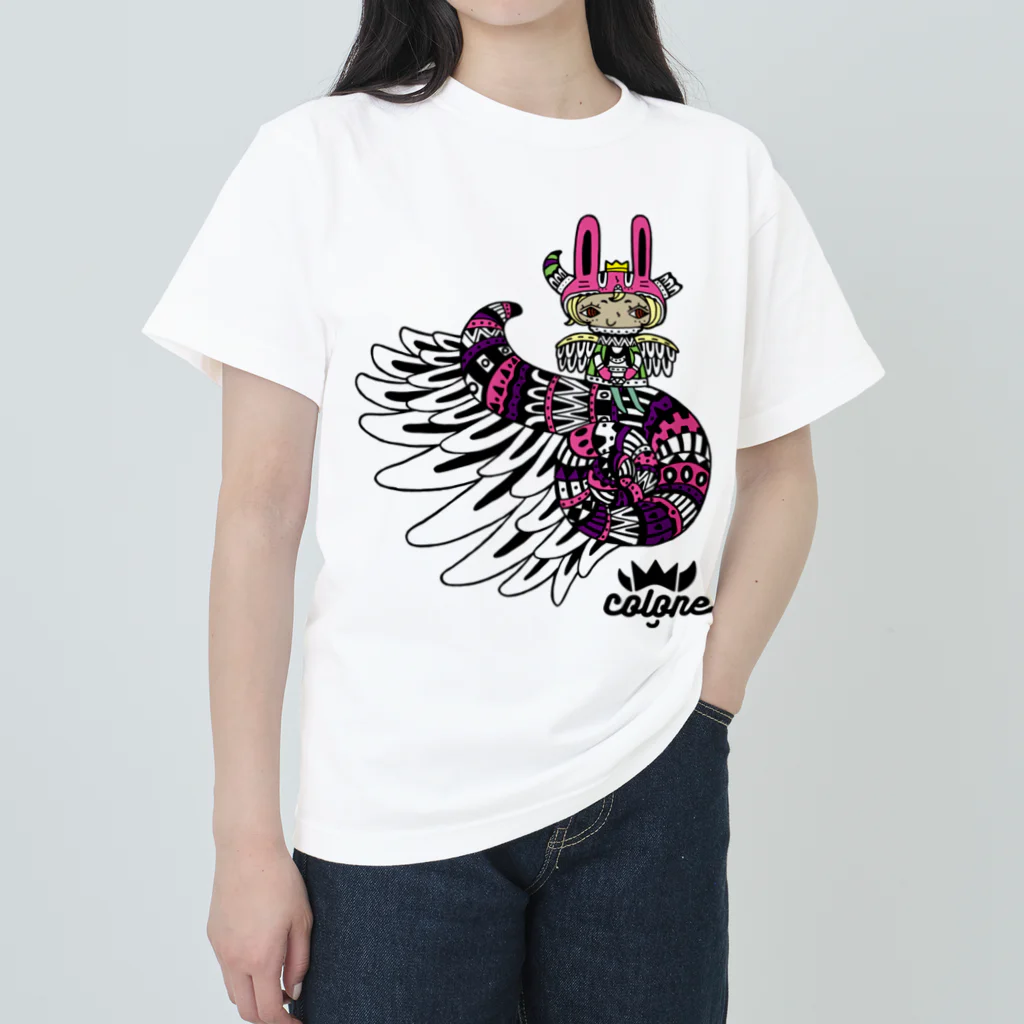 colone | Artwork by yanagiの兎の旅 ヘビーウェイトTシャツ