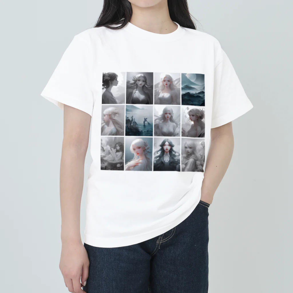 tomityomiの幻想的な女性 Heavyweight T-Shirt