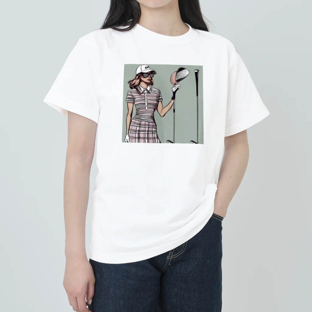 BIRDIE_GIRLのおしゃれゴルフ Heavyweight T-Shirt