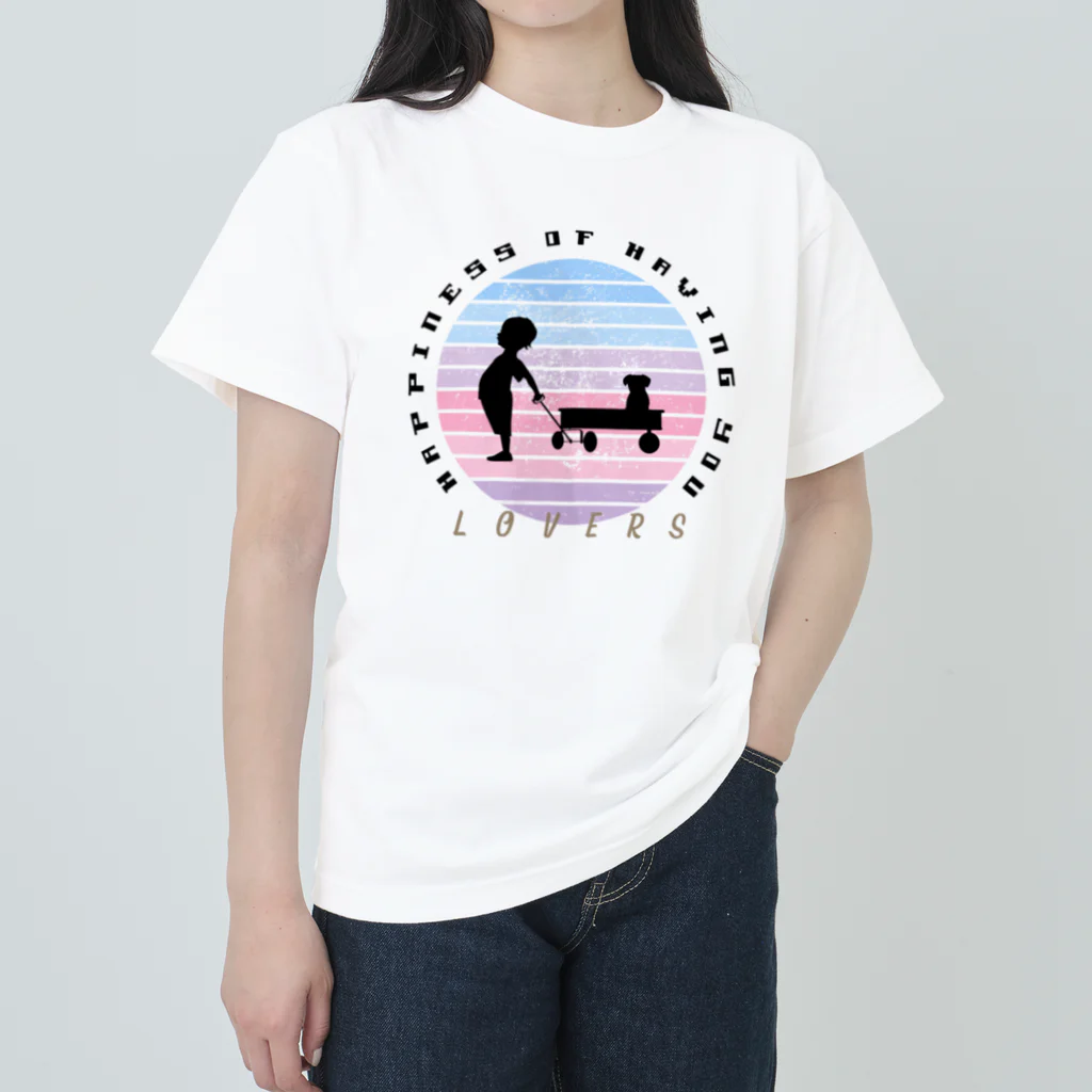 FRENCHIEのkidsと散歩🐾 ヘビーウェイトTシャツ