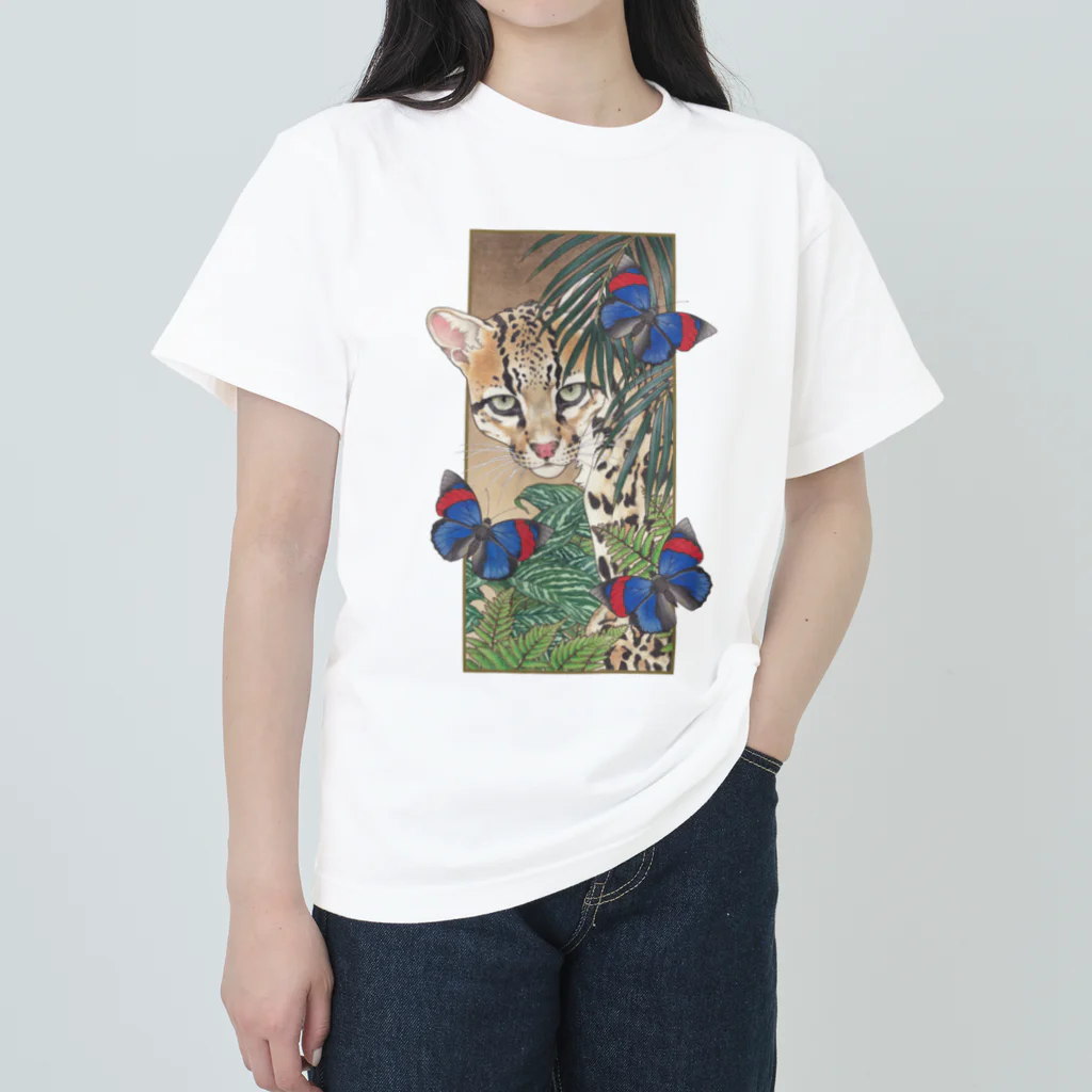 SHIMASATOMIのオセロット Heavyweight T-Shirt