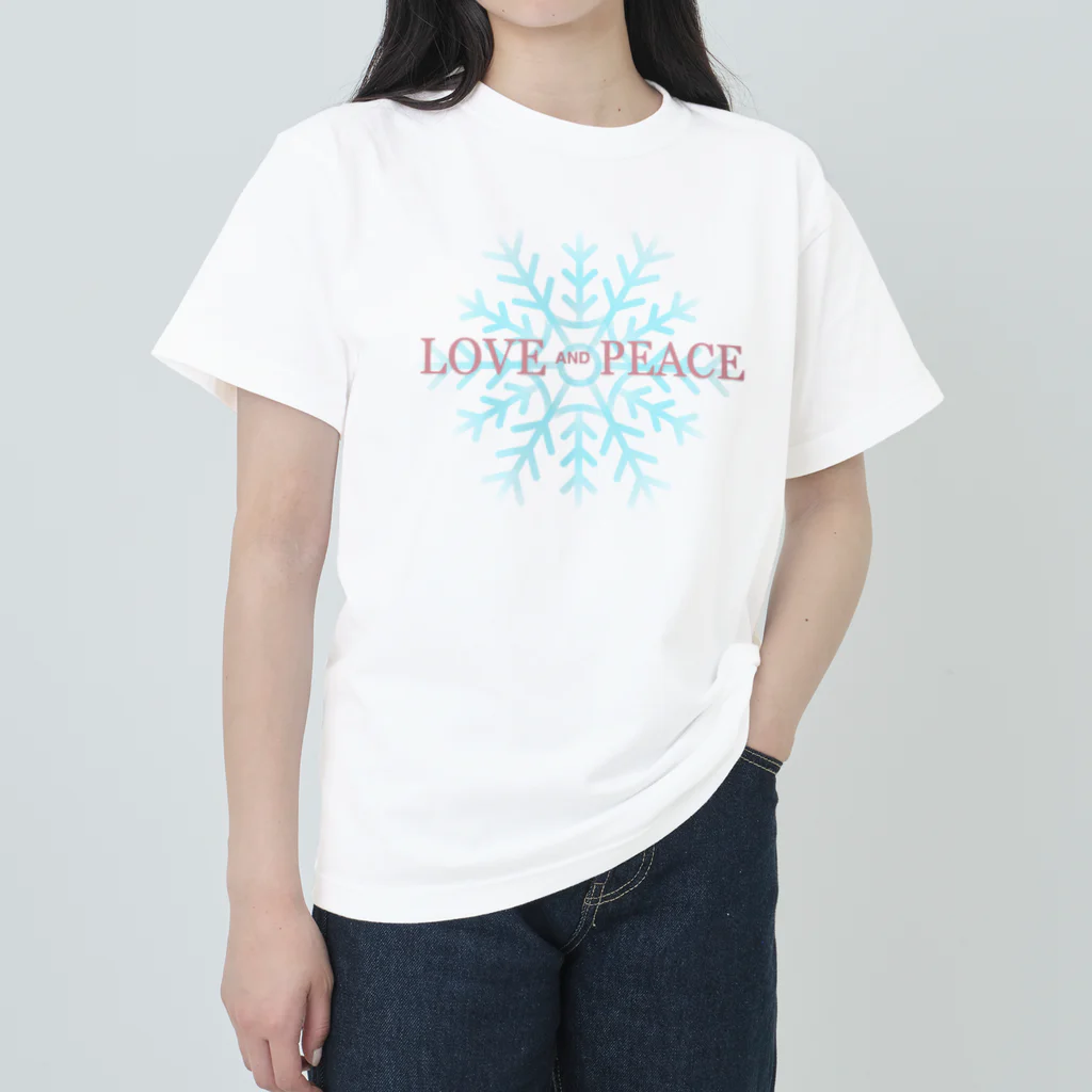 sakuranonakanoharunokazeの雪の結晶 Heavyweight T-Shirt