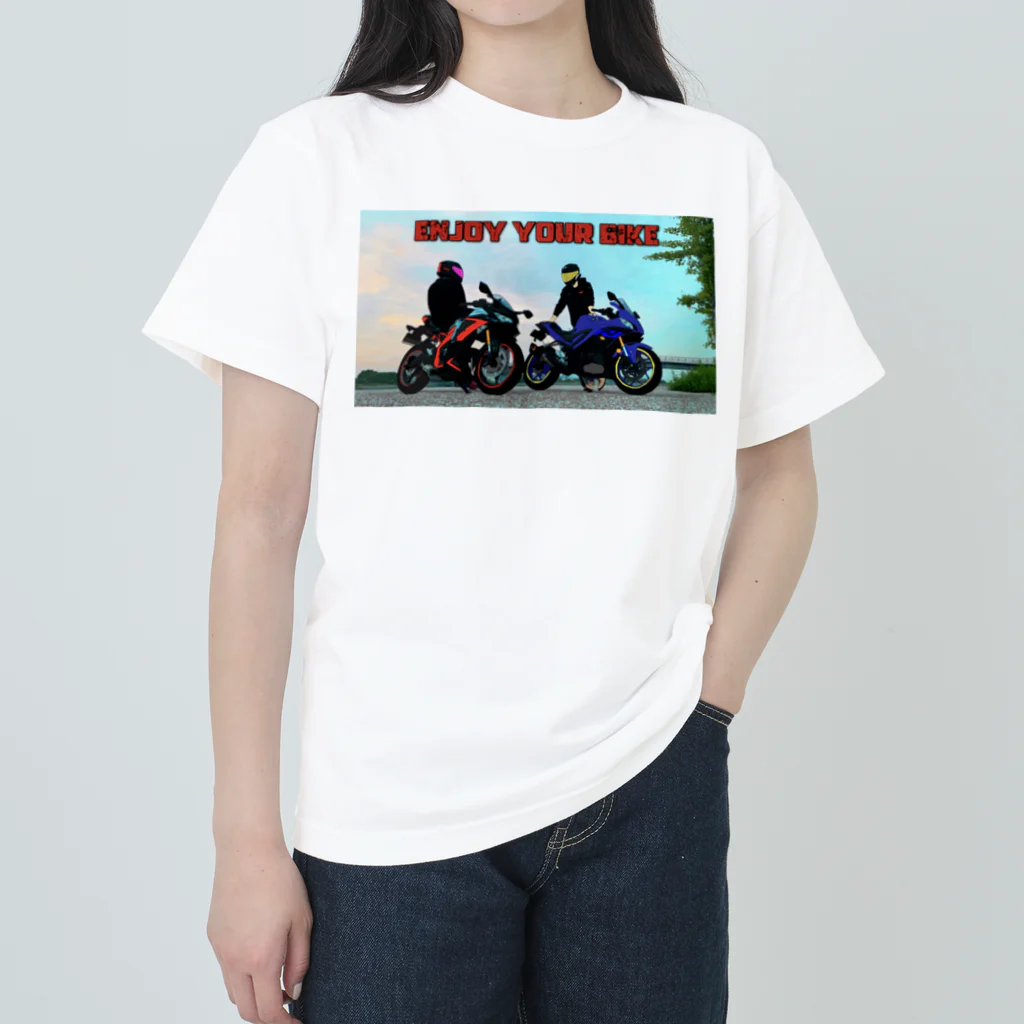 KazuRunの二次元ライダー ヘビーウェイトTシャツ