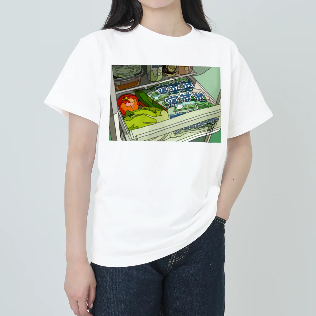 いぬビンゴのネナサイリフリジレーター ヘビーウェイトTシャツ