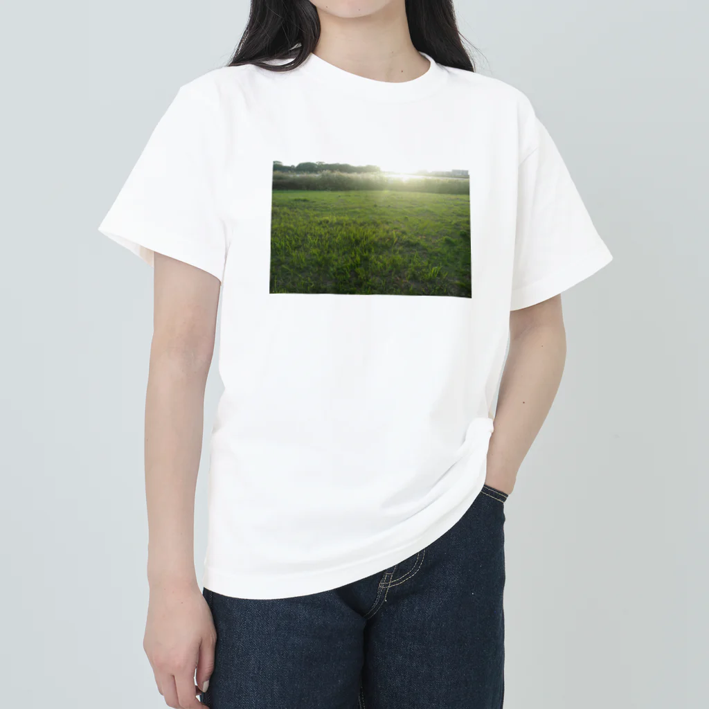 jun-Tの湖畔・夕暮れ Heavyweight T-Shirt