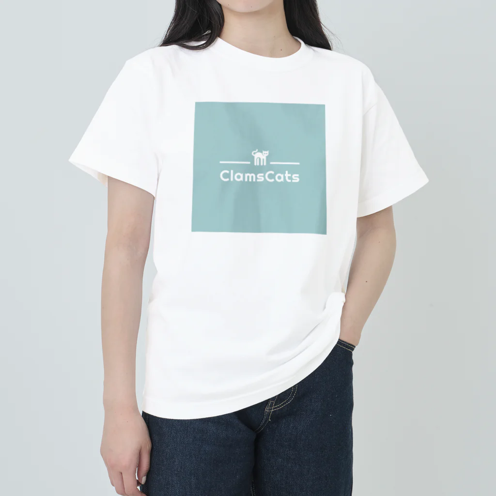 ぽつねこ亭のクラムすグッズPOP Heavyweight T-Shirt