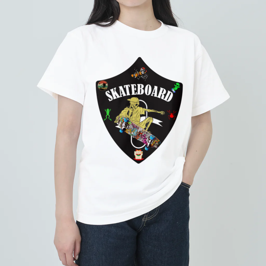 CyberArmadilloのスケートボード ヘビーウェイトTシャツ