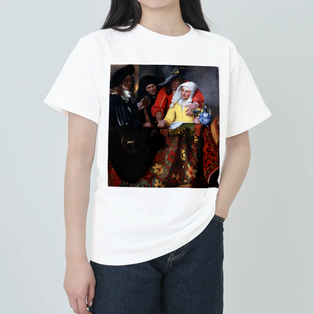 世界美術商店の取り持ち女 / The Procuress ヘビーウェイトTシャツ