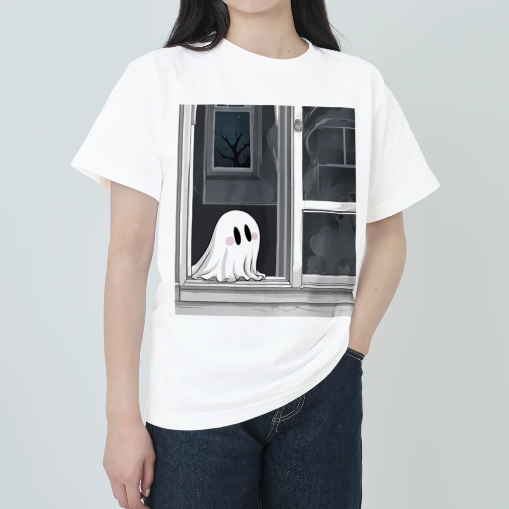 saint_sのひょっこりおばけ Heavyweight T-Shirt