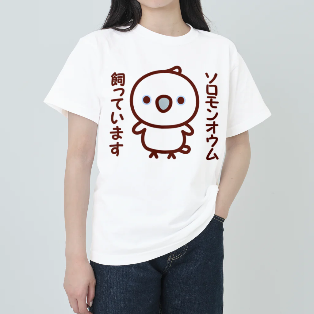 いんこ屋堂のソロモンオウム飼っています Heavyweight T-Shirt