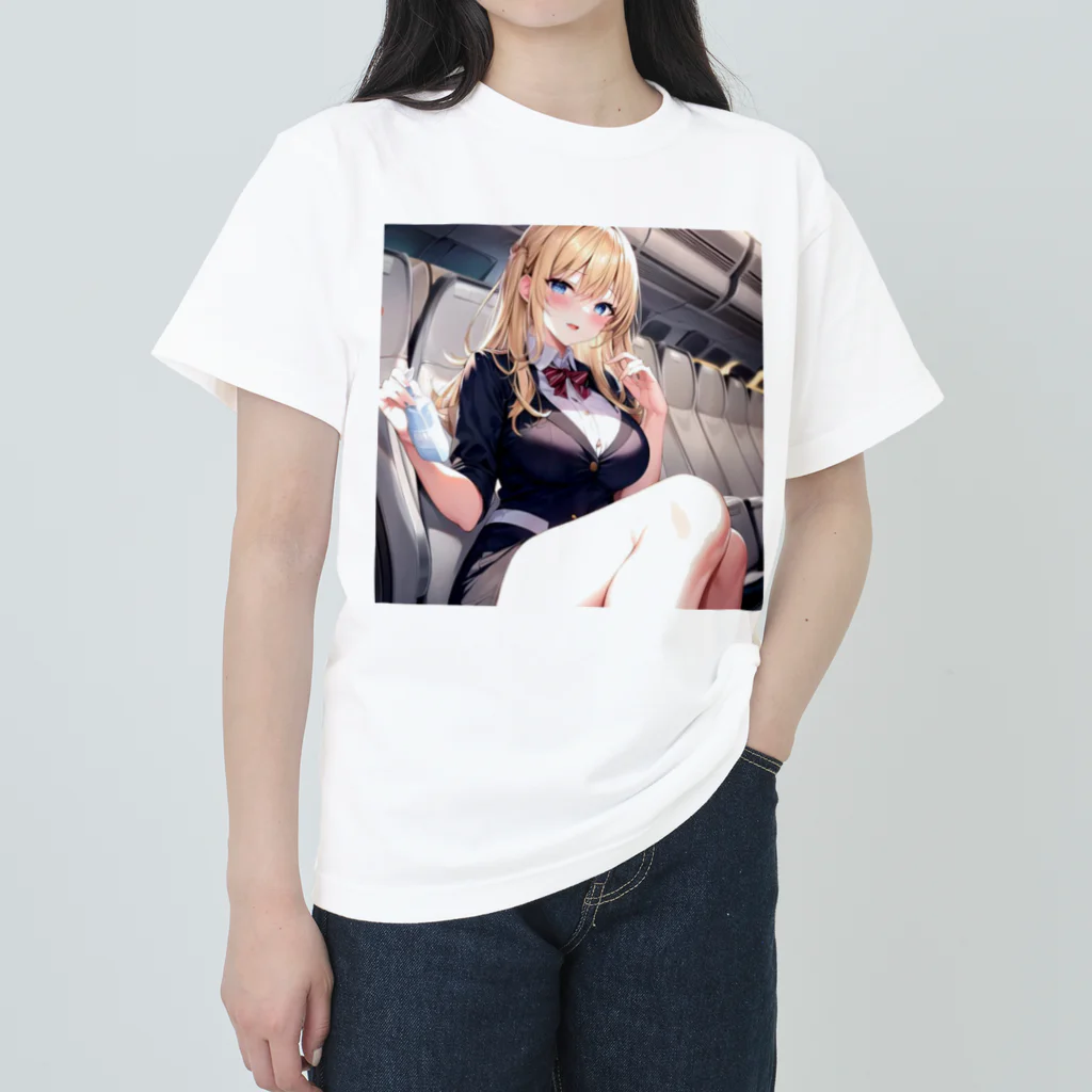 金髪ちゃんの毎日金髪ちゃん♡ ヘビーウェイトTシャツ