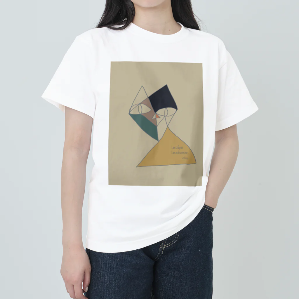 sorbericaの一筆書きネコ Heavyweight T-Shirt