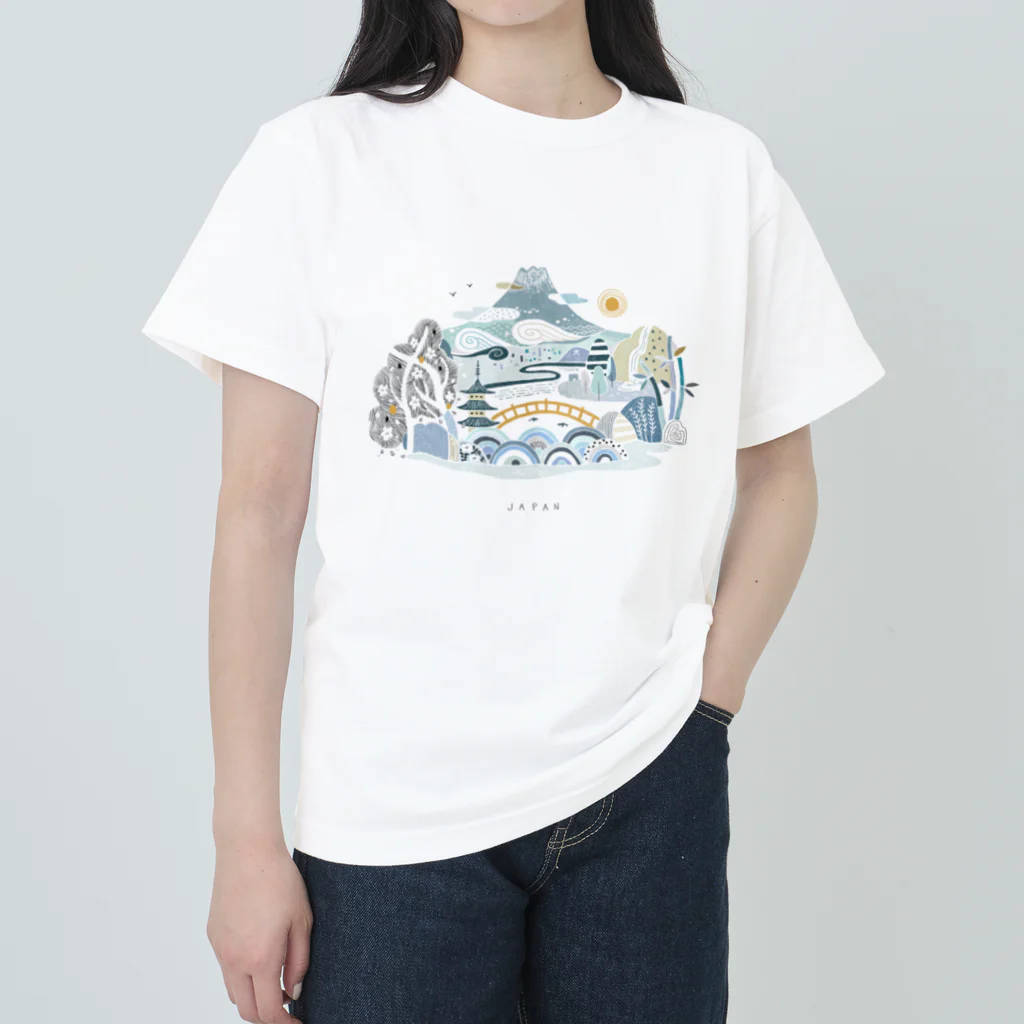 Olive Leaf Designs のJapan 日本 ヘビーウェイトTシャツ