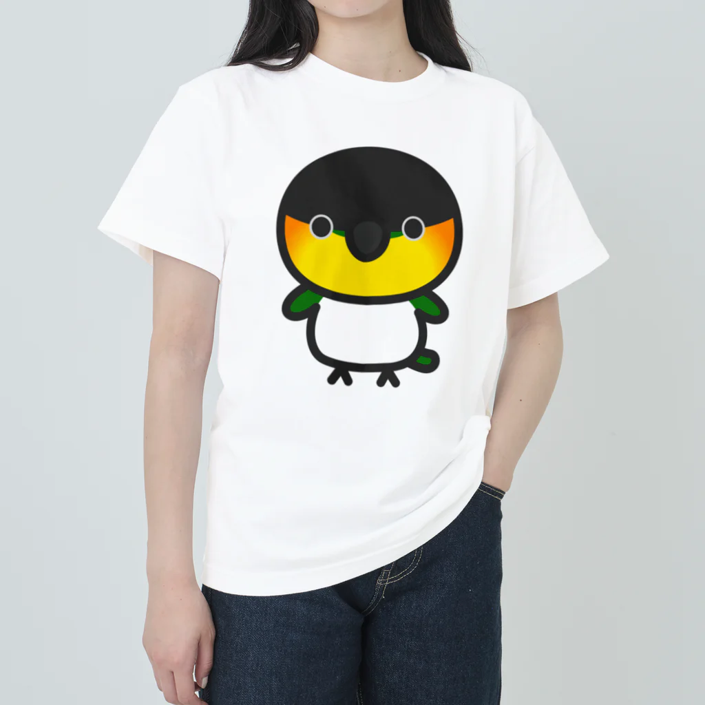 いんこ屋堂のズグロシロハラインコ ヘビーウェイトTシャツ