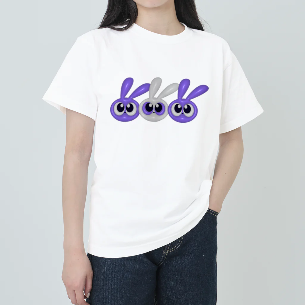 ８９６のぷくぷくラビッツ Heavyweight T-Shirt