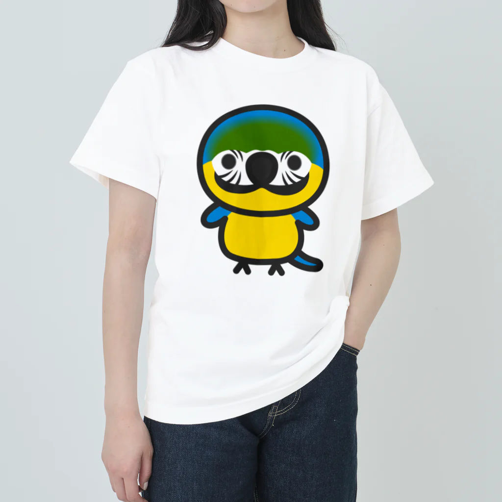 いんこ屋堂のルリコンゴウインコ Heavyweight T-Shirt