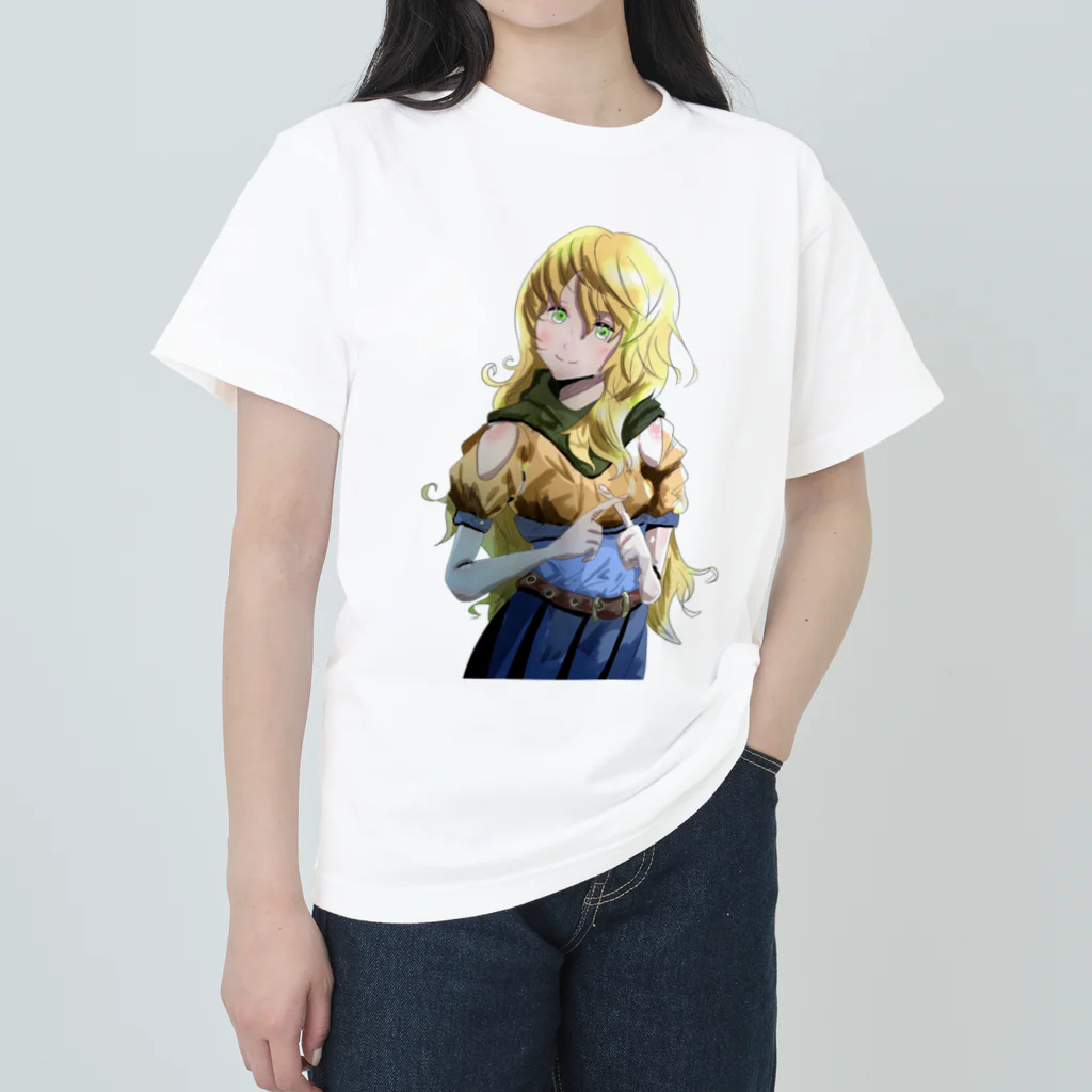 西田広次の少女X. ヘビーウェイトTシャツ