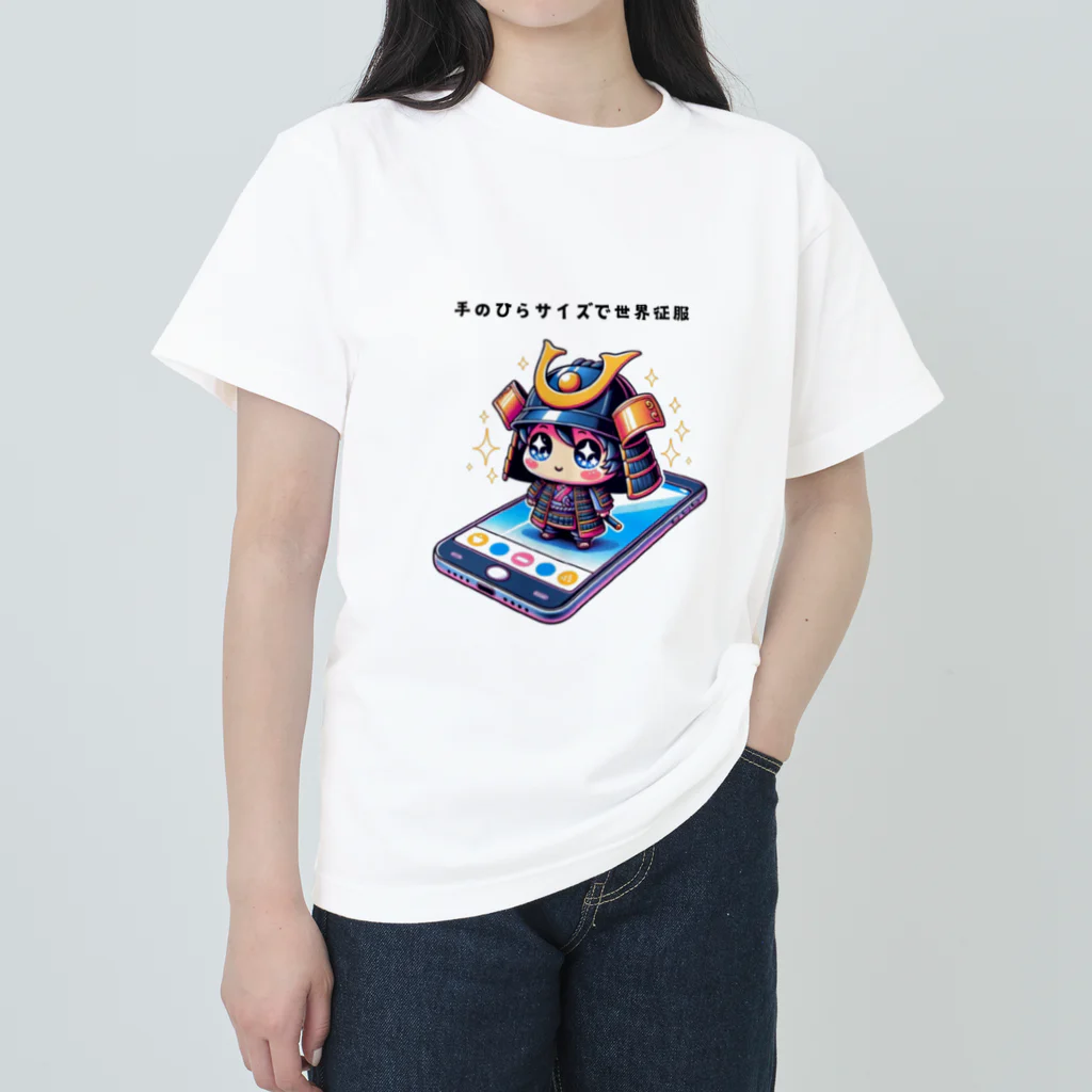 ビーナスキュートちゃんのミニサムライ、メガテック Heavyweight T-Shirt