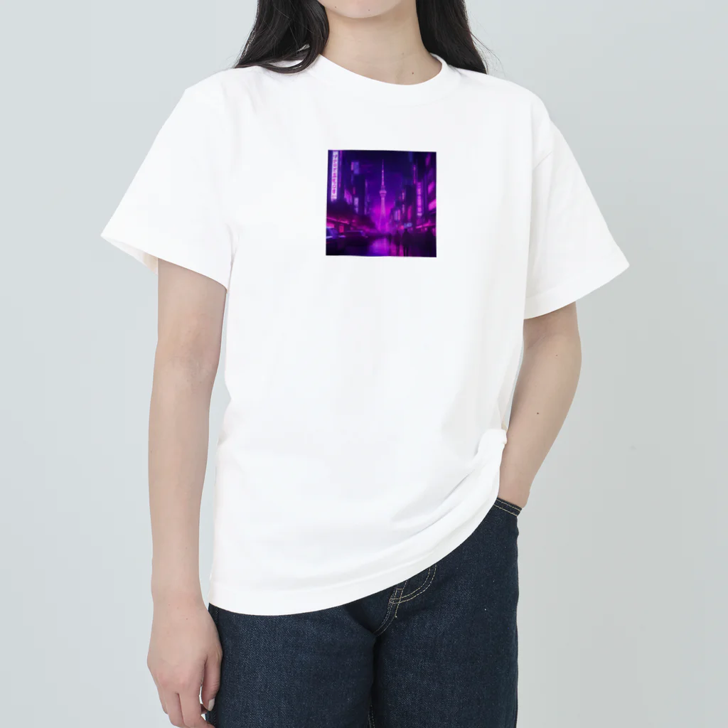 fuuuu160300275の最高夜景グッズ ヘビーウェイトTシャツ