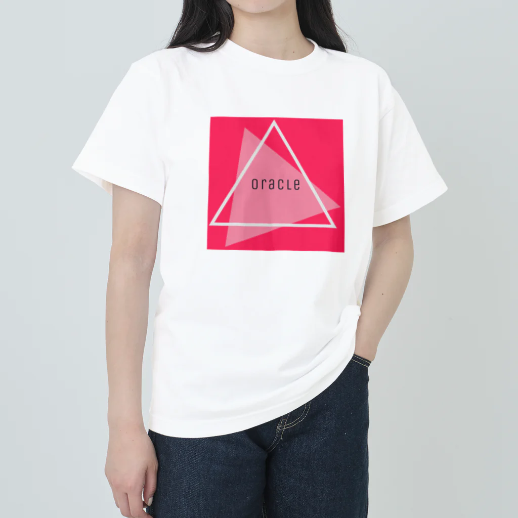 FRENCHIEのピンクなoracle Heavyweight T-Shirt