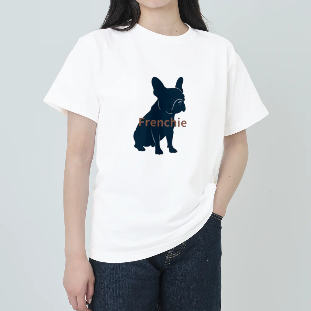 FRENCHIEのシルエットフレブル ヘビーウェイトTシャツ