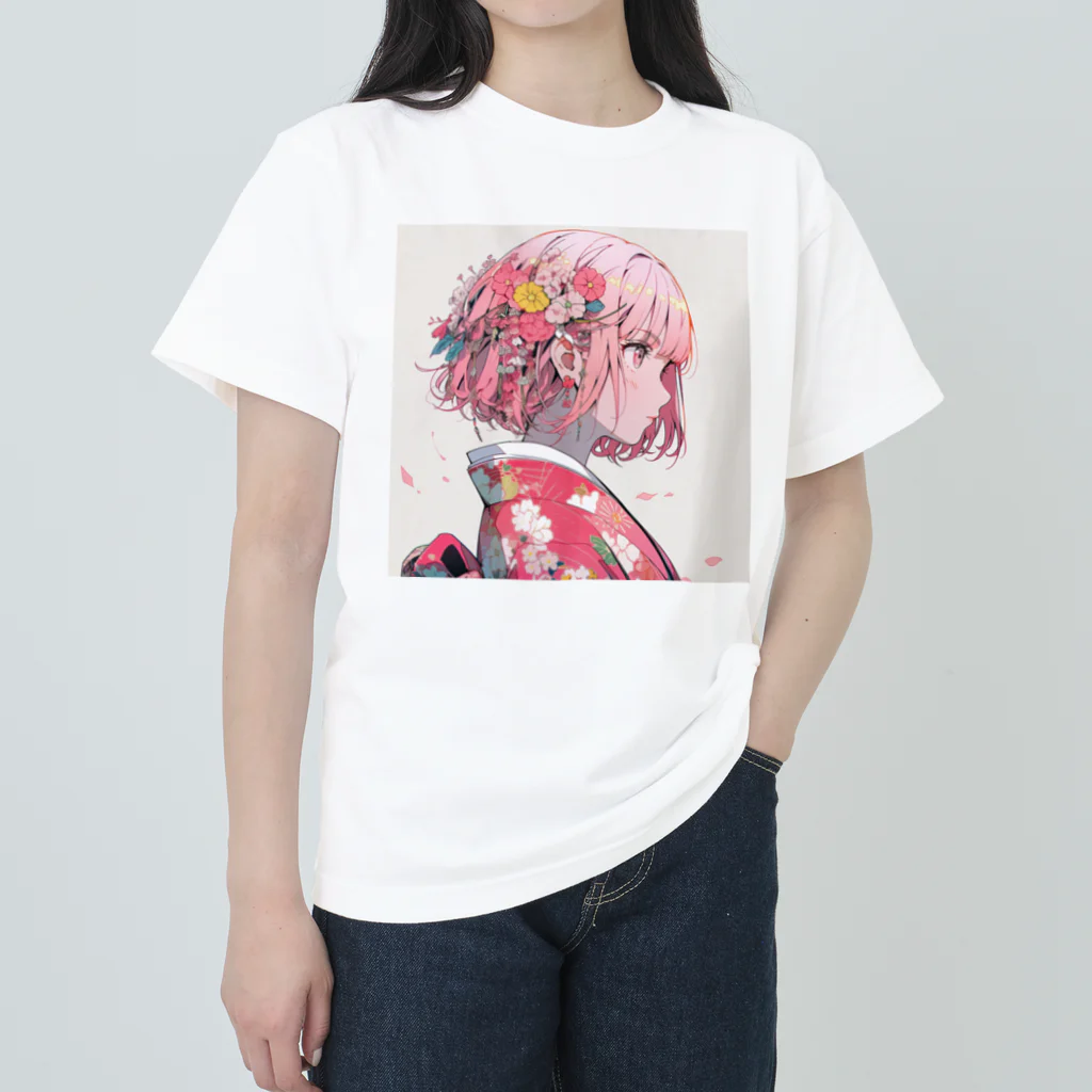 ぶーたんの美しき横顔 Heavyweight T-Shirt