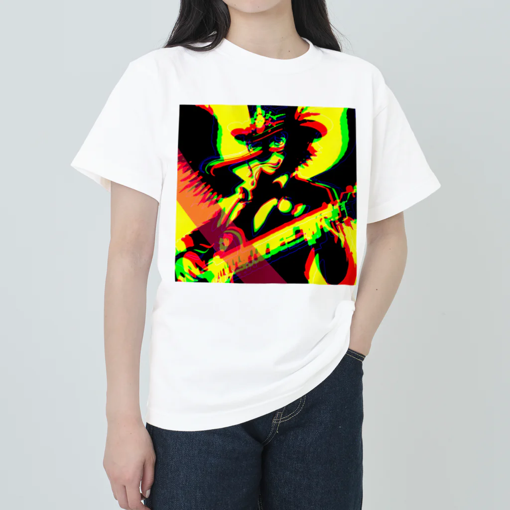 moon_takuanの天狗ブルースマン Heavyweight T-Shirt