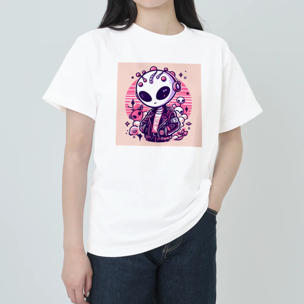 おふざけのパンク宇宙人 Heavyweight T-Shirt