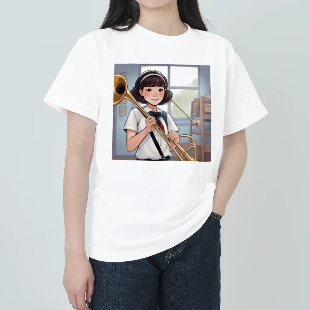 ほっこり絵音舎の部活動中！さらちゃん！！ Heavyweight T-Shirt