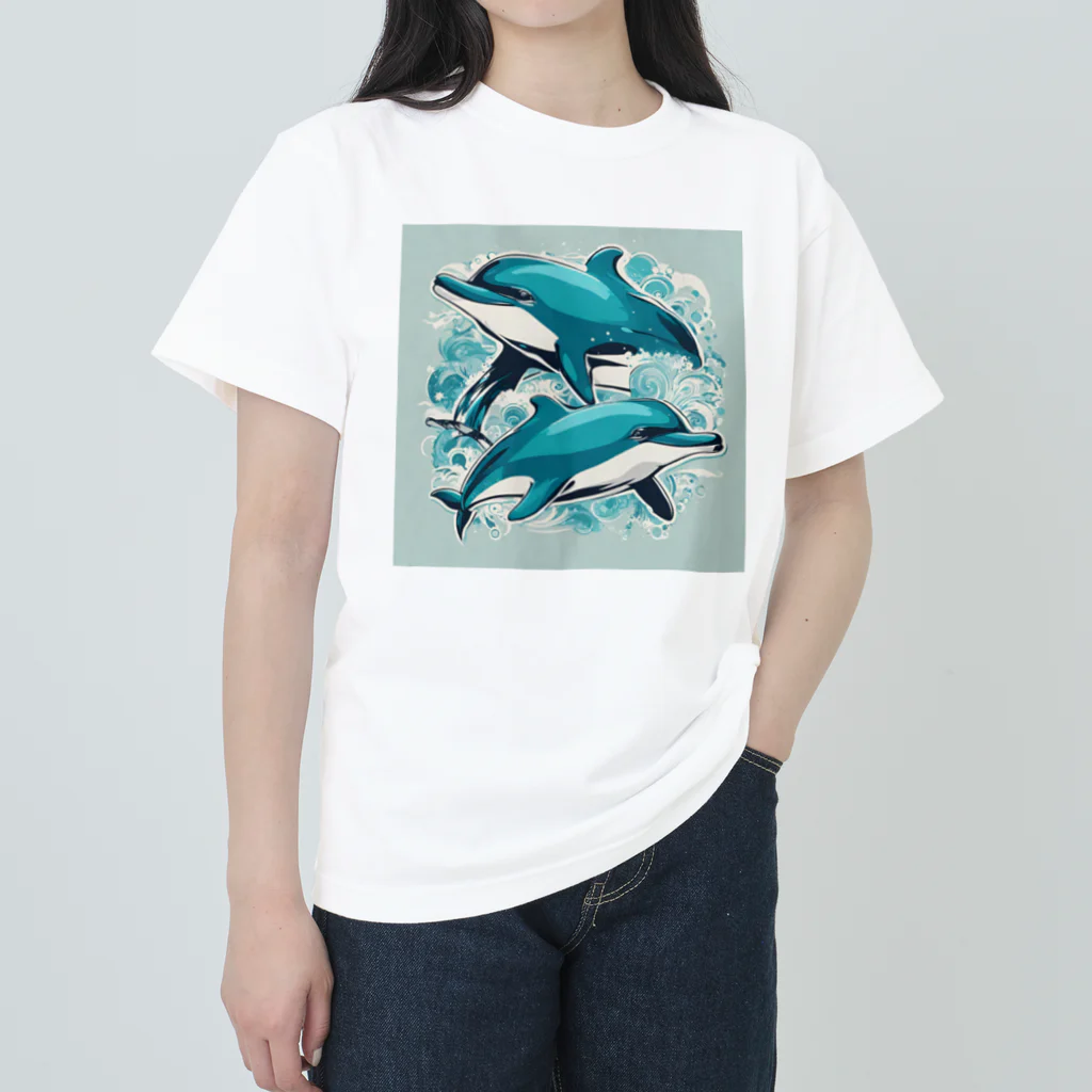 ラクダカンパニーのマリンちゃん Heavyweight T-Shirt