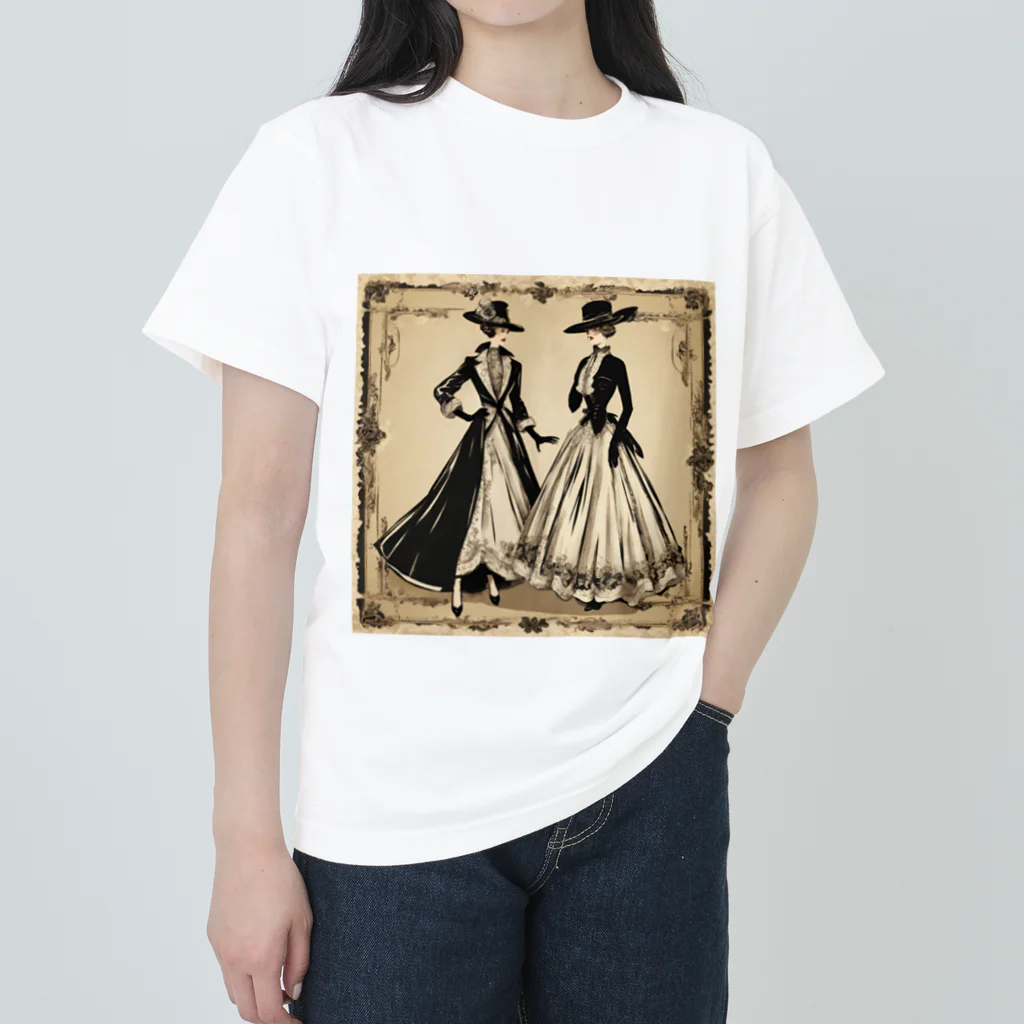 Asami アンティークの貴婦人の調べ ヘビーウェイトTシャツ