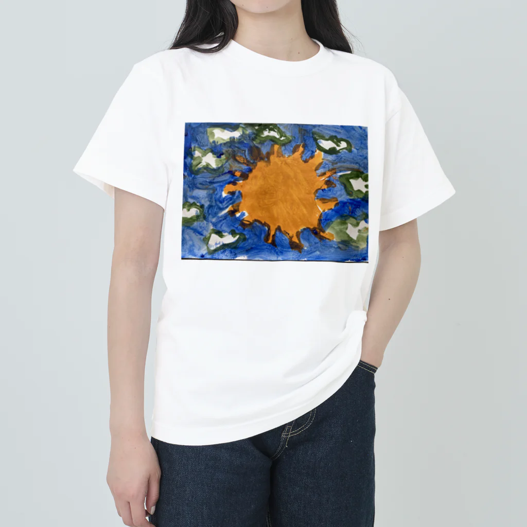 chamcoの5シャイな太陽 Heavyweight T-Shirt