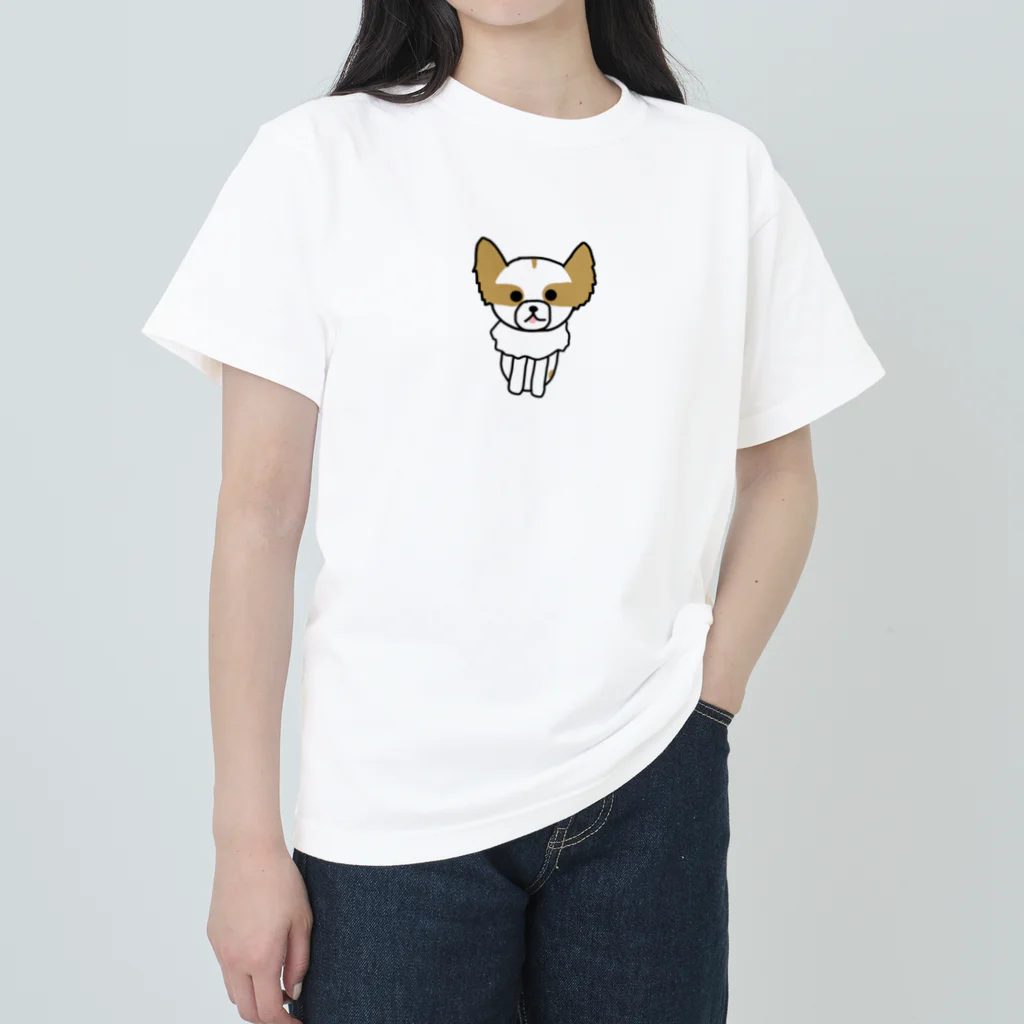 ハニーミルクのパピヨン Heavyweight T-Shirt