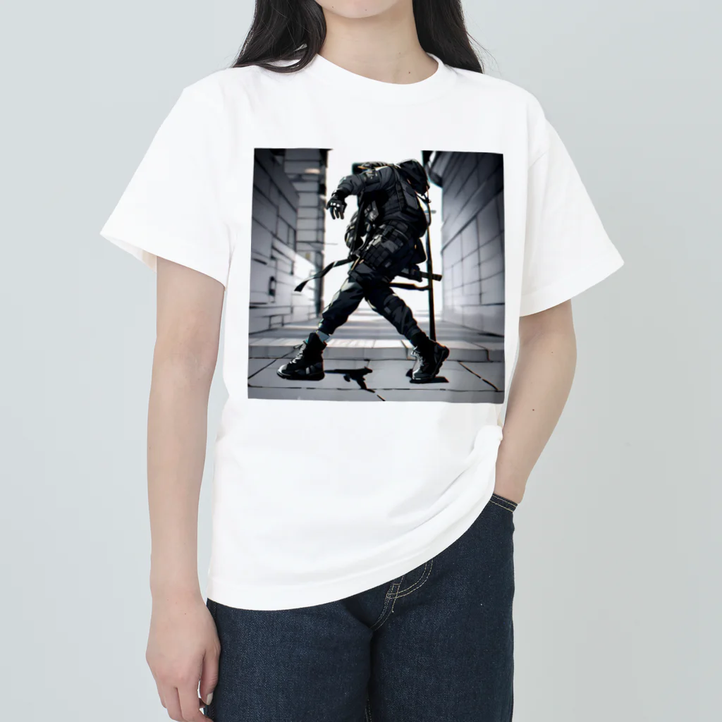 キャラクターグッズの【戦闘員少女】Let’s Dance Heavyweight T-Shirt