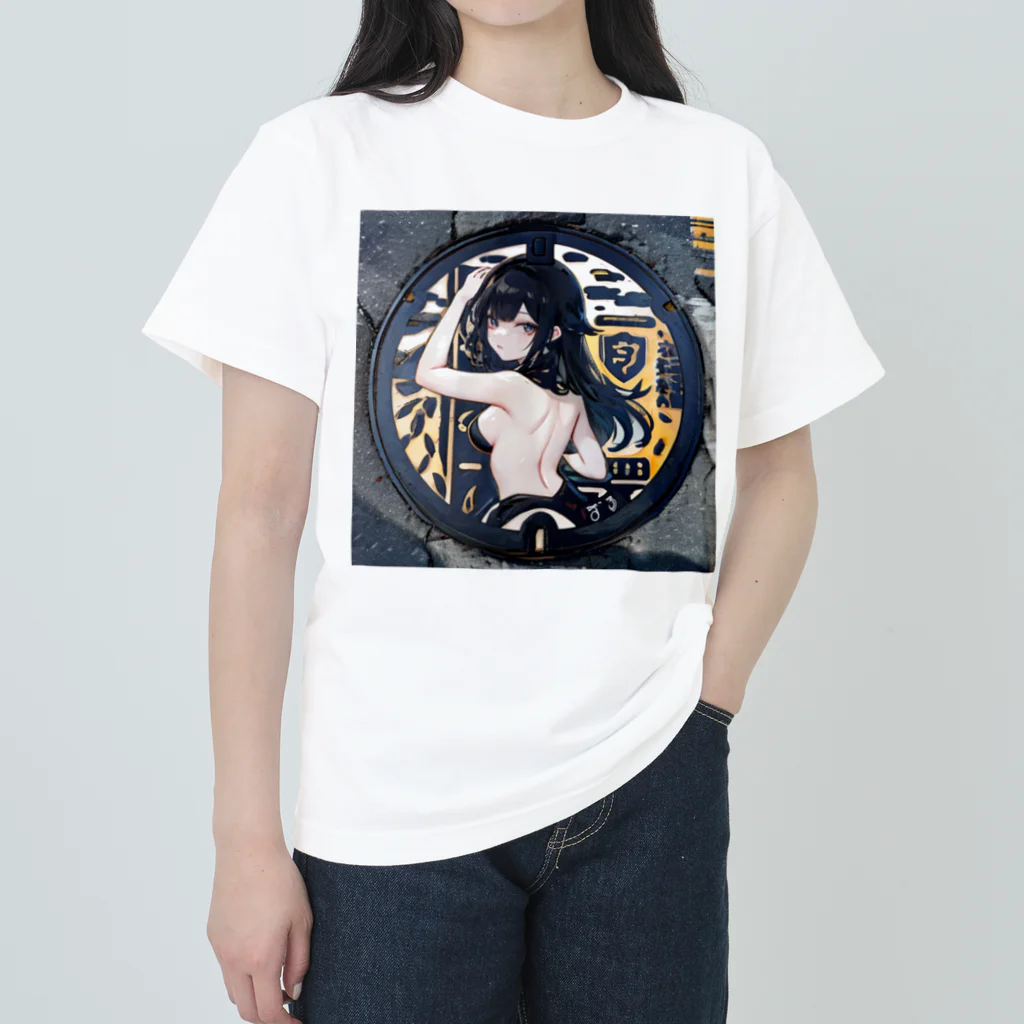 E16のマンホール美女 Heavyweight T-Shirt