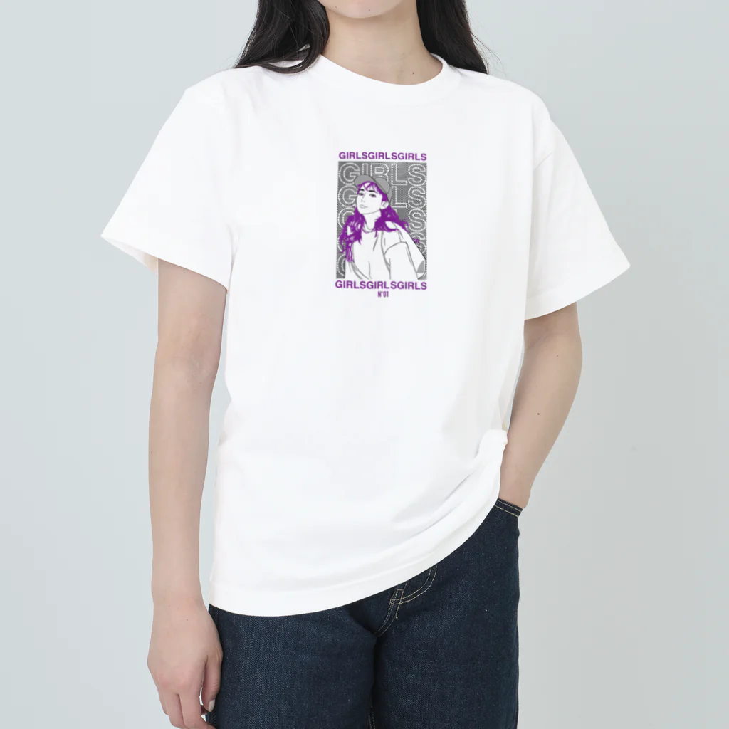 girlsgirlsgirlsのGirls Girls Girls N°01 type-B Heavyweight T-Shirt