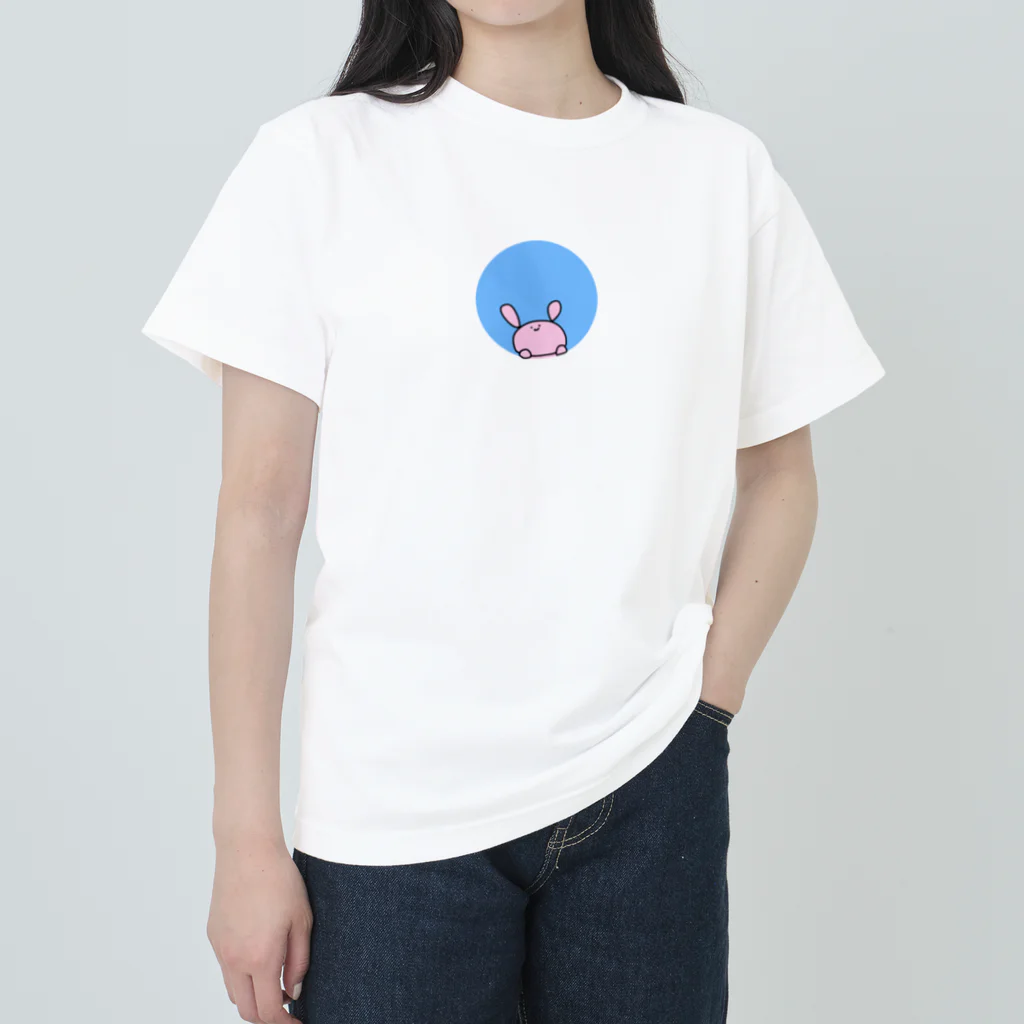 ぴののうさちゃん こんにちは Heavyweight T-Shirt