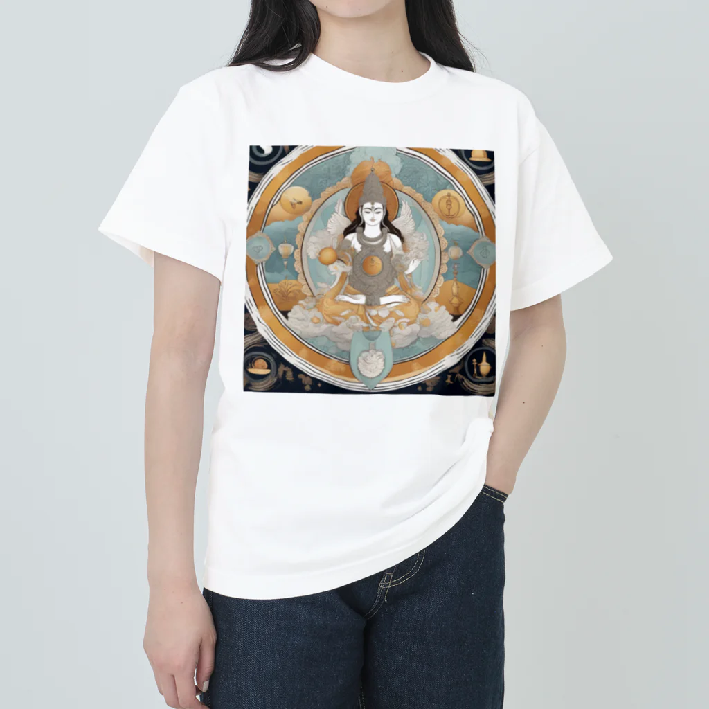 Manne.Mの治癒の神様  ヘビーウェイトTシャツ