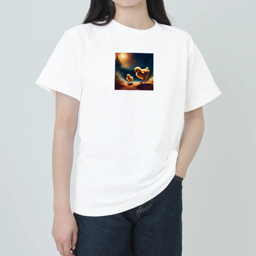 animal_fanの兄弟のひよこ Heavyweight T-Shirt