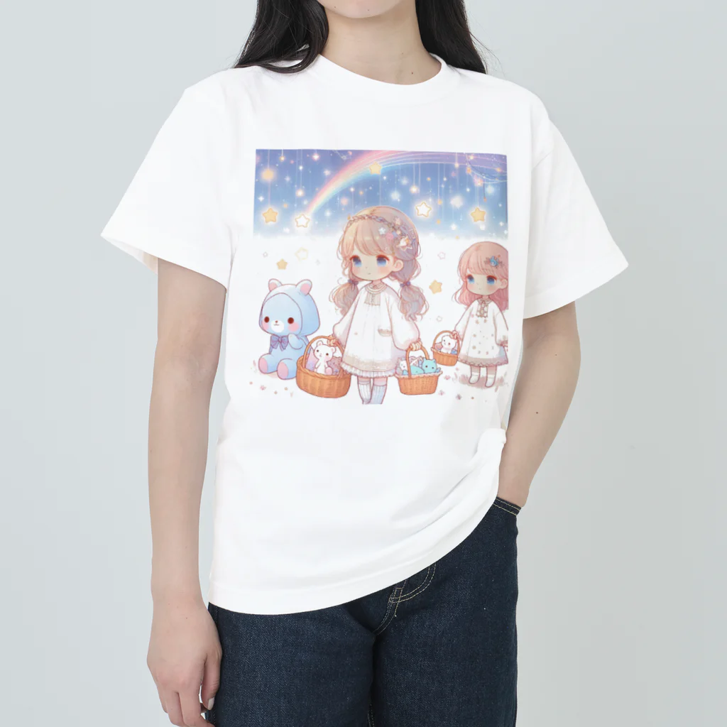 fujiの華の星の子 ヘビーウェイトTシャツ