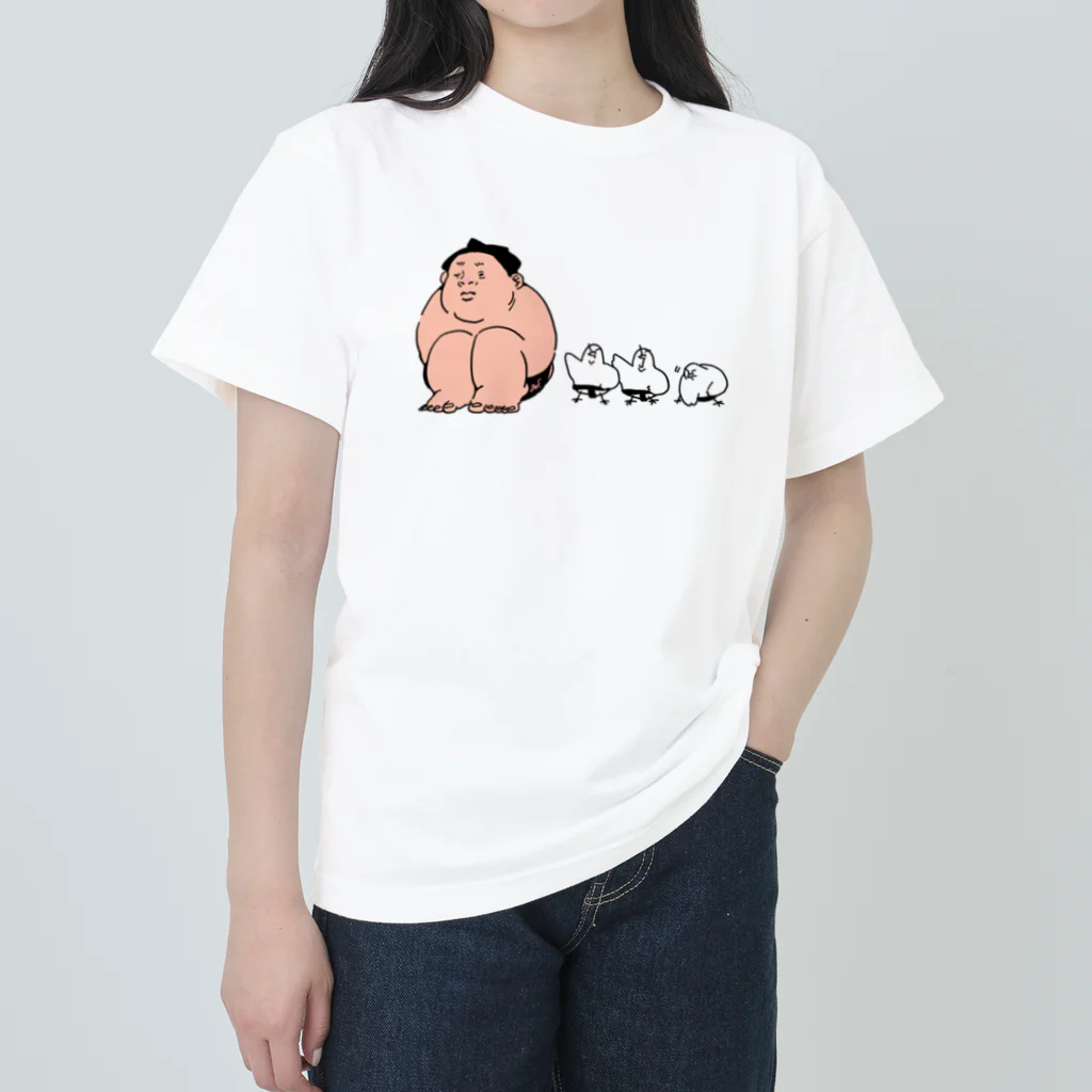 青 彦介のどすこい鳩乃藤 ヘビーウェイトTシャツ