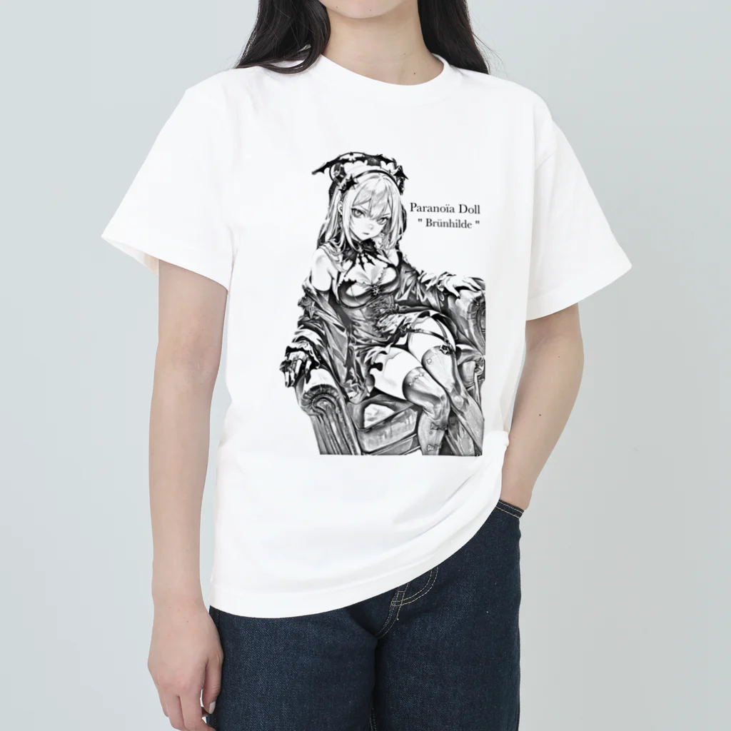 Paranoïa DollのParanoïa Doll "Brünhilde" ゴスロリ ヘビーウェイトTシャツ