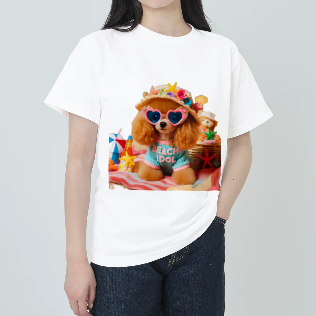 たけさくらのといぷーしか勝たん：BEACH IDOL ヘビーウェイトTシャツ