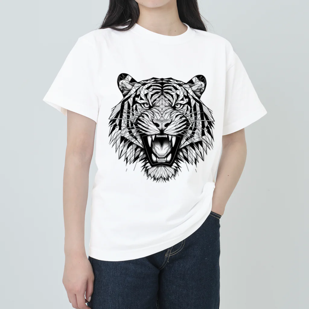 イケイケアニマルsのジオタイガー Heavyweight T-Shirt