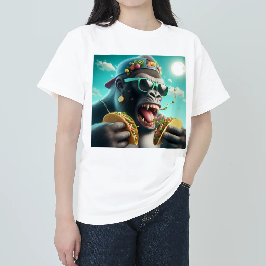 Visualbum5のタコスを愛するフェルナンド ヘビーウェイトTシャツ