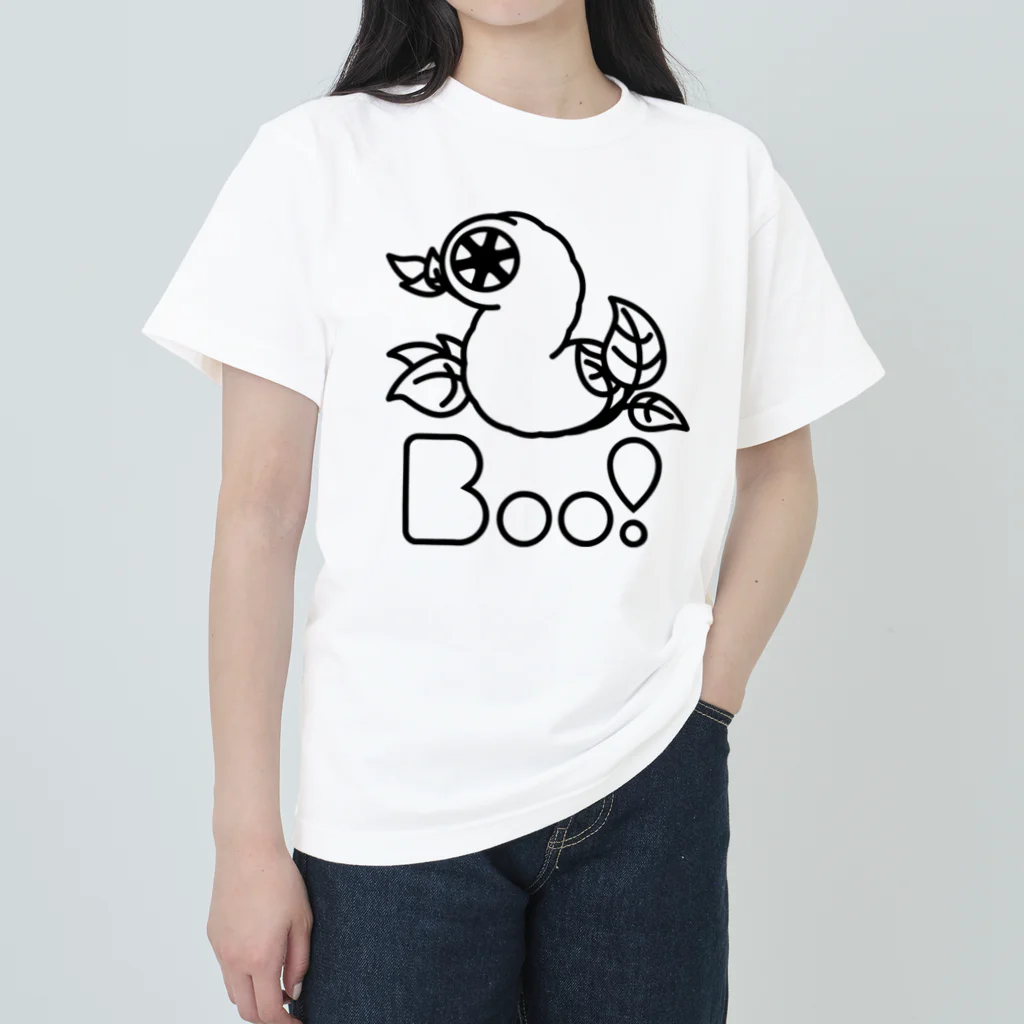 Boo!のBoo!(モンゴリアンデスワーム) ヘビーウェイトTシャツ