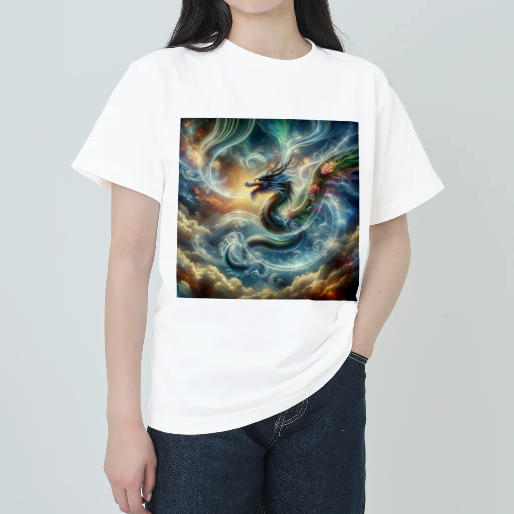 the blue seasonの昇華する霊龍 ヘビーウェイトTシャツ